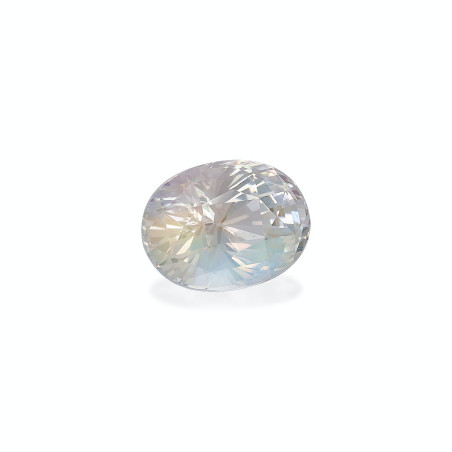 rainbow moonstone الحجم بيضاوي أبيض 5.29 