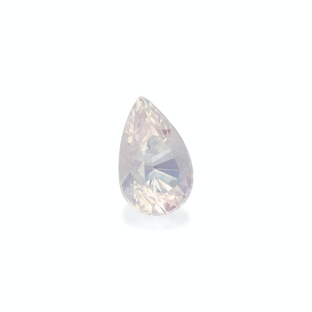 Pear-cut rainbow moonstone White 3.45 carats