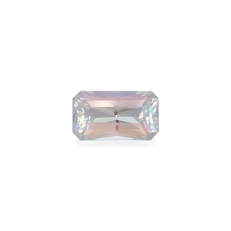 RECTANGULAR-cut rainbow moonstone White 3.31 carats