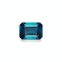 RECTANGULAR-cut Blue Zircon...