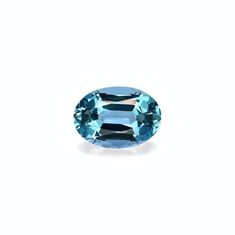 Aigue-Marine taille OVALE Bleu 5.60 carats