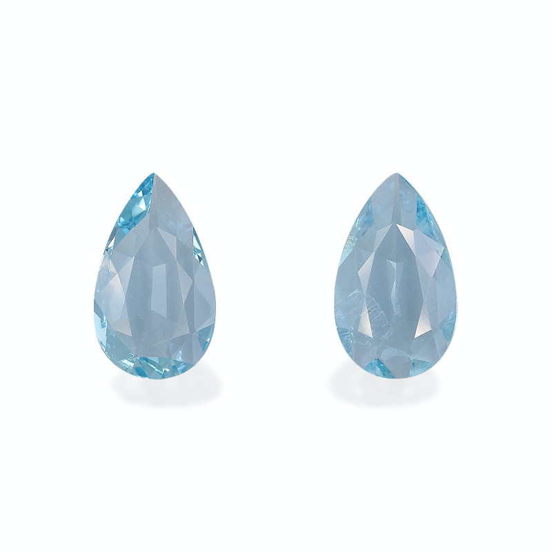 Pear-cut Aquamarine Ice Blue 4.21 carats