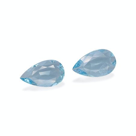 Aigue-Marine taille Poire Ice Blue 4.21 carats