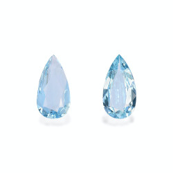 Aguamarina taille Poire Ice...