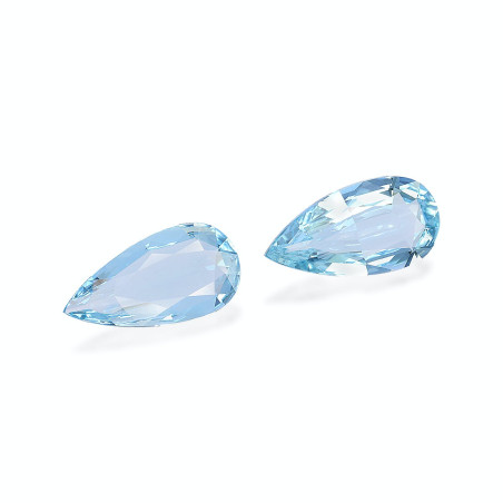 Aigue-Marine taille Poire Ice Blue 4.08 carats