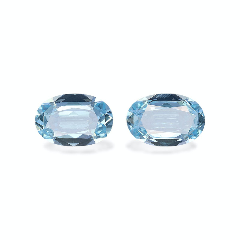 OVAL-cut Aquamarine Ice Blue 3.42 carats