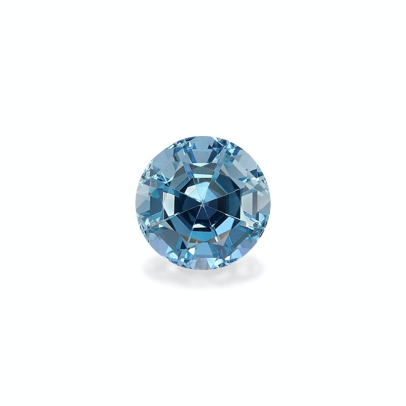 ROUND-cut Aquamarine Blue 1.83 carats