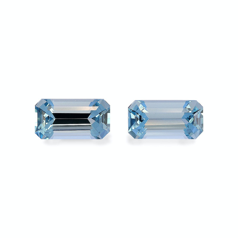 RECTANGULAR-cut Aquamarine Blue 2.72 carats
