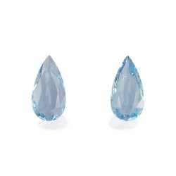 Aguamarina taille Poire Ice...