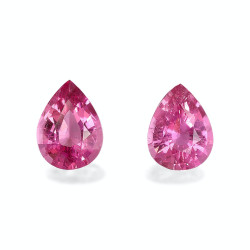 Rubelliet Peer Geslepen Fuscia Roze 2,76 karaat