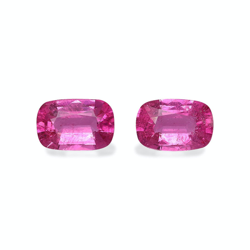 CUSHION-cut Rubellite Tourmaline Fuscia Pink 2.71 carats