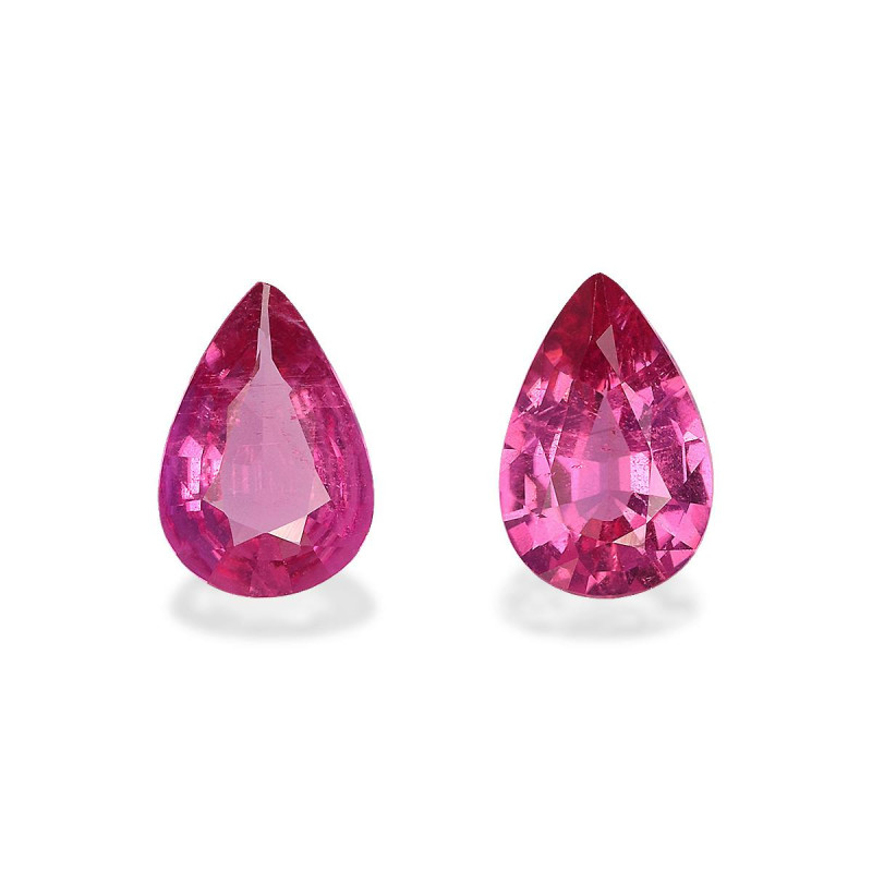 Rubellite taille Poire Fuscia Pink 1.76 carats