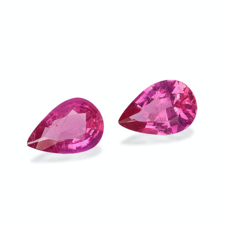 Pear-cut Rubellite Tourmaline Fuscia Pink 1.76 carats