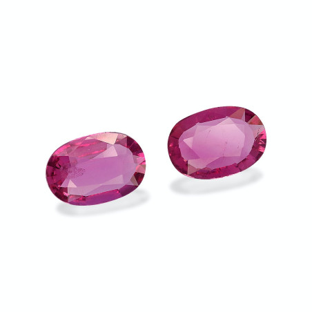 Rubelita taille OVALE Fuscia Pink 1.68 carats