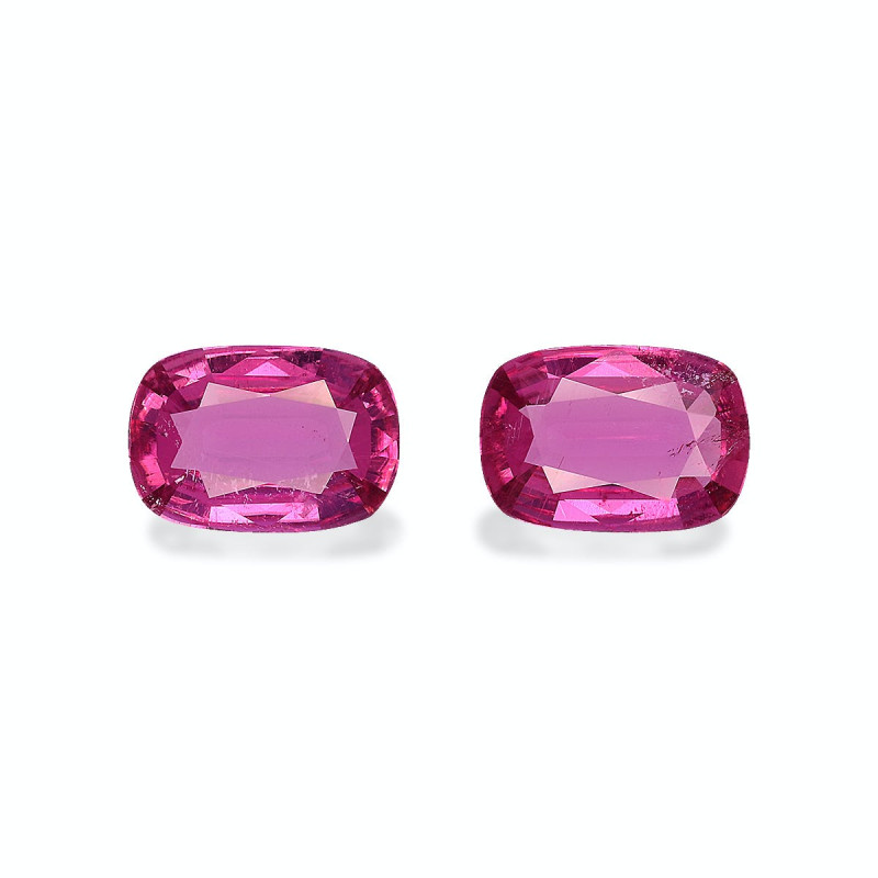 CUSHION-cut Rubellite Tourmaline Fuscia Pink 2.11 carats