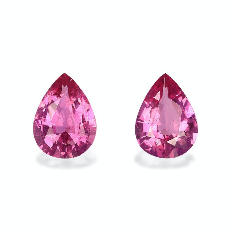 Pear-cut Rubellite Tourmaline Fuscia Pink 1.68 carats