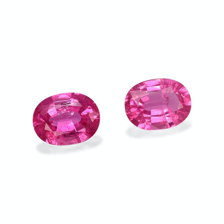 روبيليت الحجم بيضاوي Fuscia Pink 2.58 