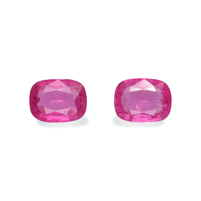 CUSHION-cut Rubellite Tourmaline Fuscia Pink 1.66 carats