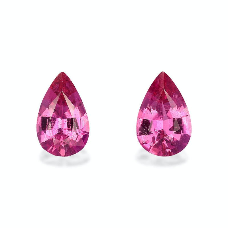 Rubellite taille Poire Fuscia Pink 1.59 carats