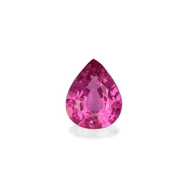 红碧榴石 taille 梨子 紫红色粉红 1.30 carats