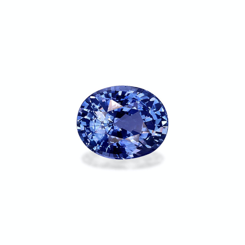 Saphir bleu taille OVALE Bleu 5.09 carats