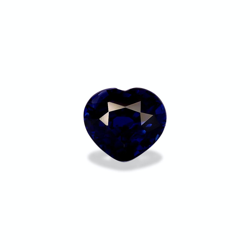 Saphir bleu taille COEUR Bleu 2.08 carats