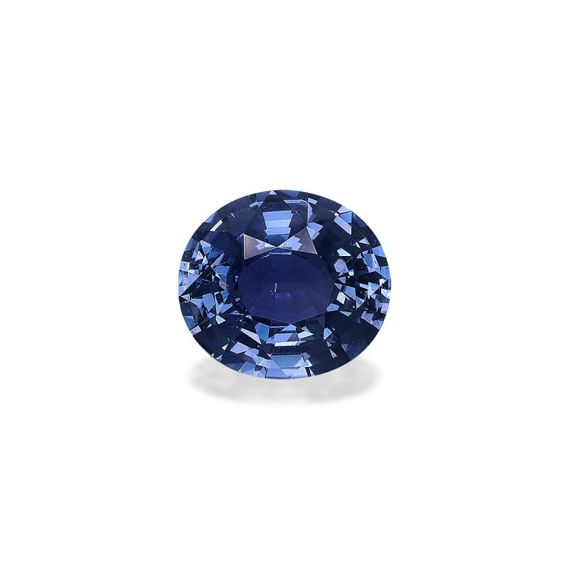 Saphir bleu taille OVALE Indigo Blue 2.84 carats