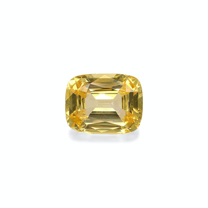 CUSHION-cut Yellow Sapphire Yellow 3.68 carats
