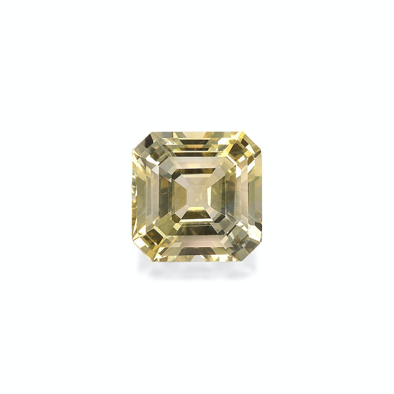 Zafiro Amarillo taille CARRÉ Daffodil Yellow 5.16 carats