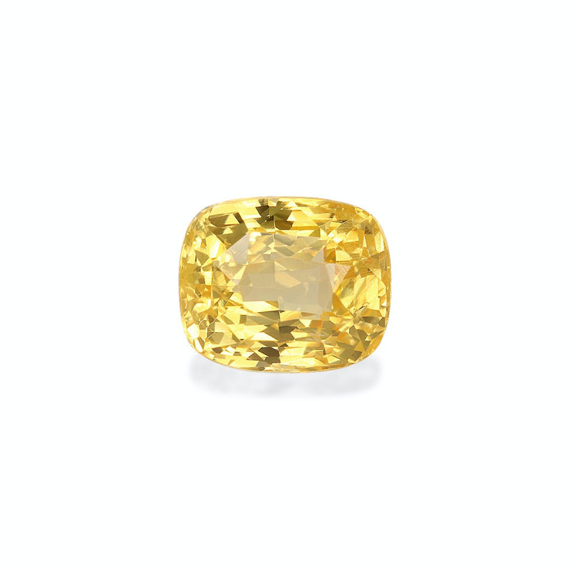 CUSHION-cut Yellow Sapphire Yellow 3.08 carats