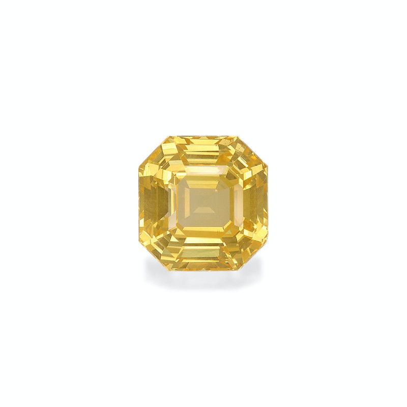 SQUARE-cut Yellow Sapphire Yellow 8.65 carats