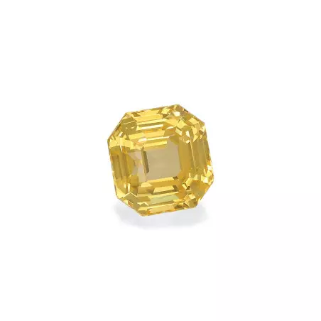 SQUARE-cut Yellow Sapphire Yellow 8.65 carats