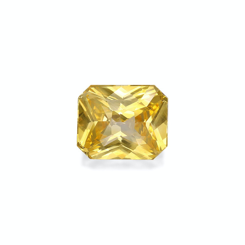 Saphir Jaune taille RECTANGULARE Yellow 7.66 carats