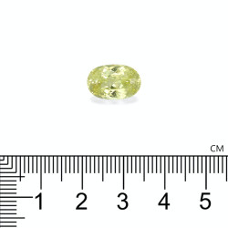 Chrysoberyl OVALE snit Lemon Yellow 5,79 karaat