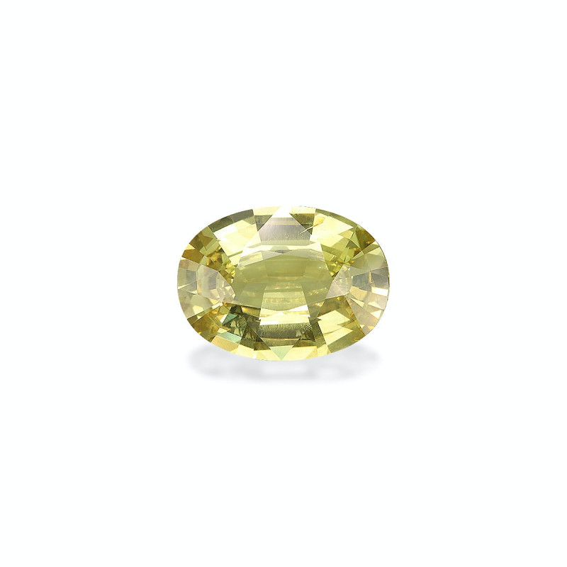 Chrysoberyl taille OVALE Yellow 6.12 carats