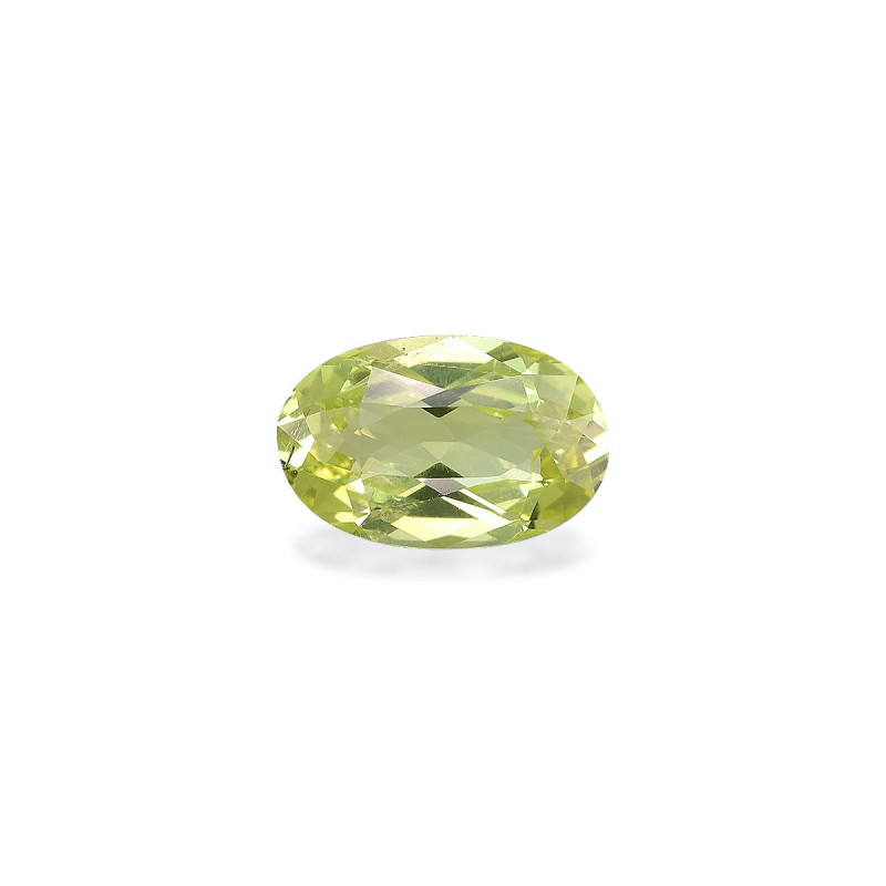 Chrysoberyl taille OVALE Lemon Yellow 2.71 carats