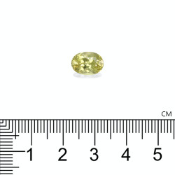 Chrysoberyl OVALE Citroengeel 3,20 karaat