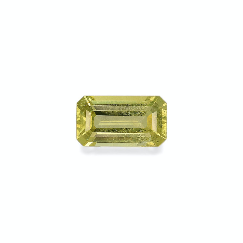 RECTANGULAR-cut Chrysoberyl Lemon Yellow 1.67 carats