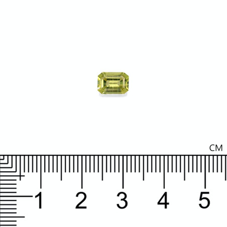 Chrysoberyll lengte RECHTECKIG Zitronengelb 1.25 karaten