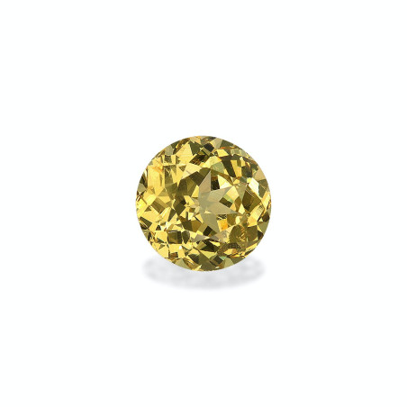 Grossular Granat lengte RUNDEN Daffodil Yellow 4.74 karaten