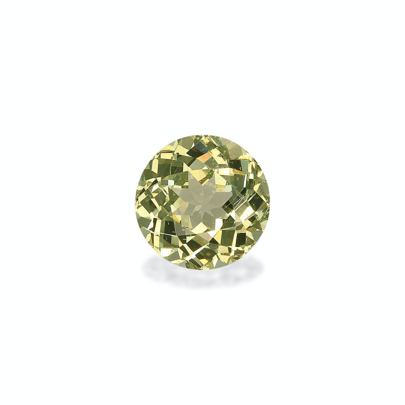 石榴石橄榄石圆形水仙黄色3.82克拉