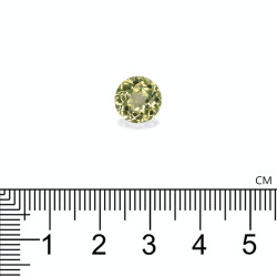 Grote ronde narcisgele maat 3,82 karaat
