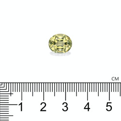 Grote ovale narcisgele Grandite van 4,60 karaat
