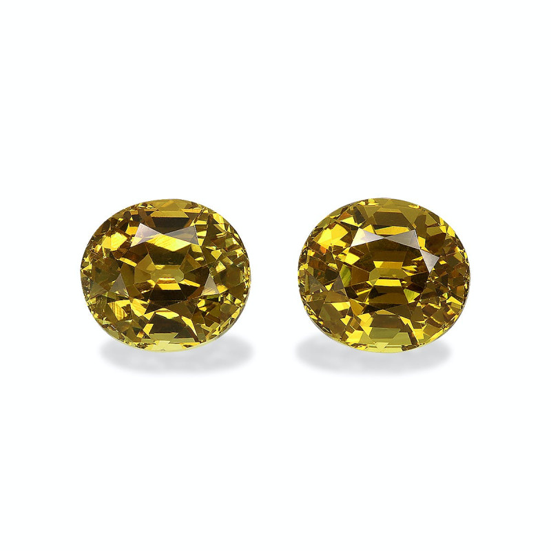 Grandite taille OVALE Canary Yellow 9.13 carats