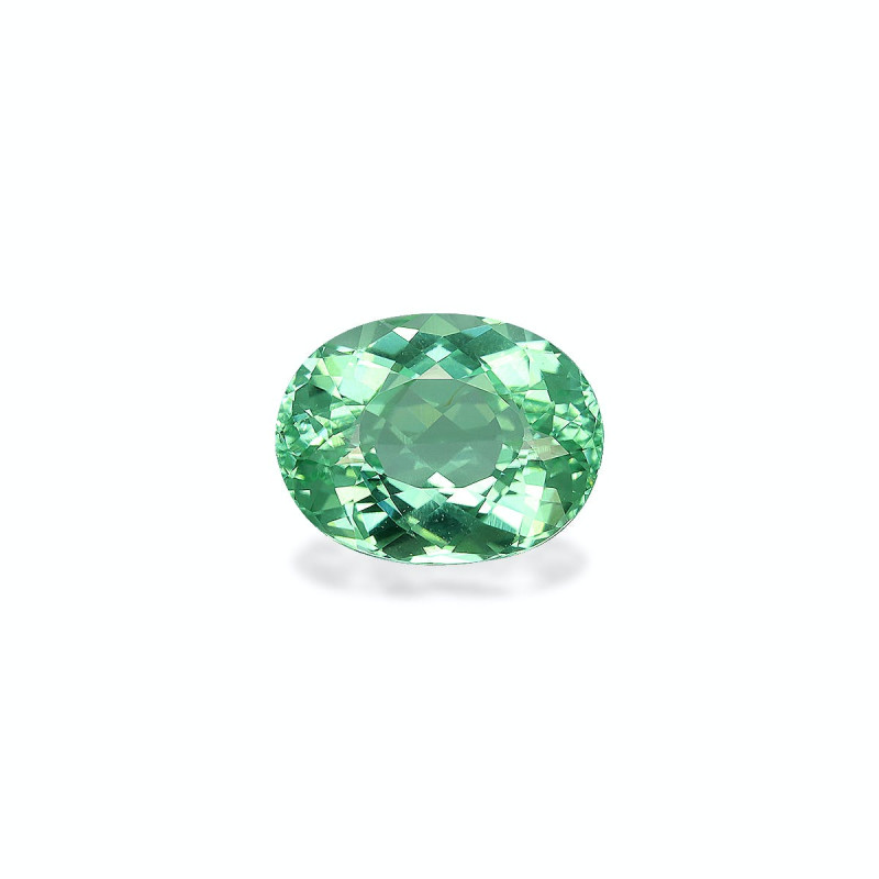 帕拉伊巴电气石 taille 椭圆形 绿色 3.77 carats