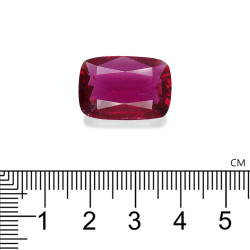 Rubelliet kussen gesneden Roze 14.48 karaat