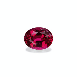 Ovale geslepen roze Rubelliet van 2,70 karaat