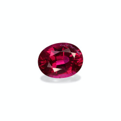 Ovale geslepen roze Rubelliet van 2,70 karaat