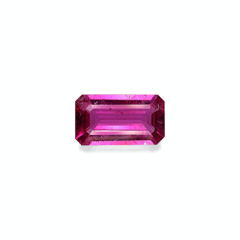 RECTANGULAR-cut Rubellite Tourmaline Fuscia Pink 2.61 carats