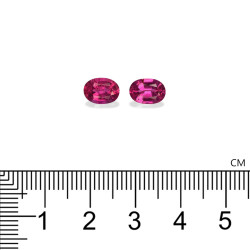 Ovale geslepen Rubelliet Roze 1,99 karaat